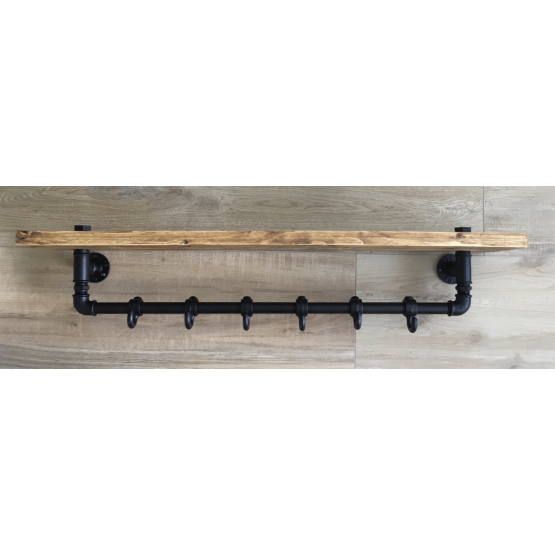 Industrieel wandrek/kapstok